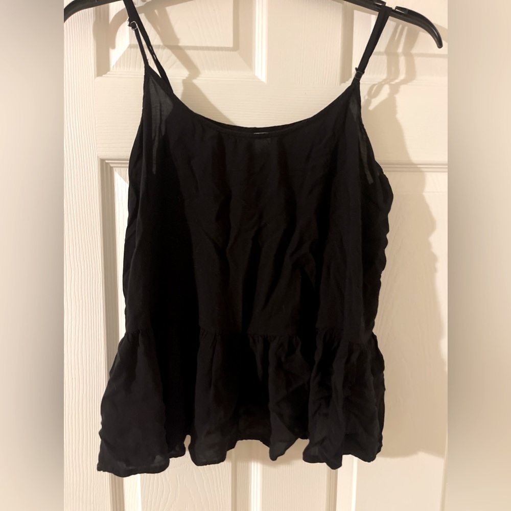 Womens blouse. Size large. Black.